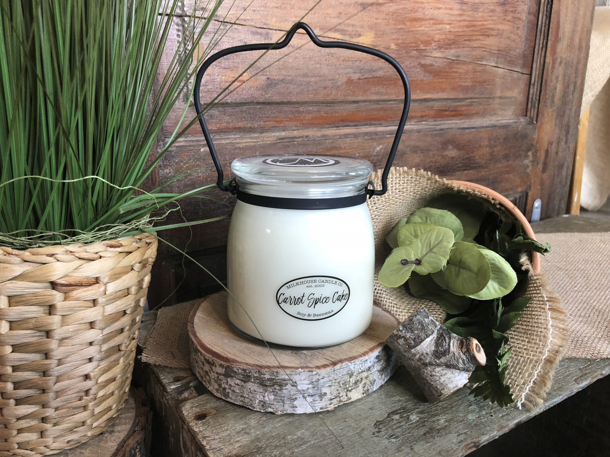 Milkhouse Candle Co. Silver Birch 16 oz. Butter Jar